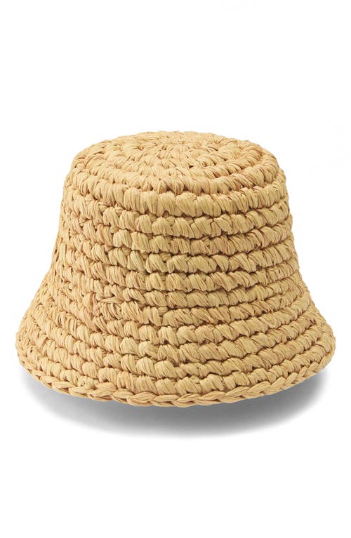 Helen Kaminski Anya Raffia Bucket Hat In Brown
