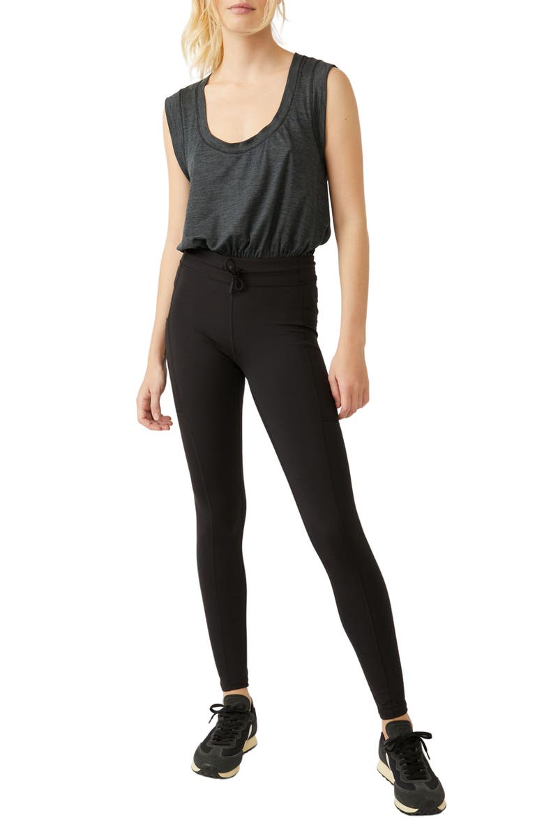 Free People FP Movement Off to the Races Sleeveless Jumpsuit, Main, color, 