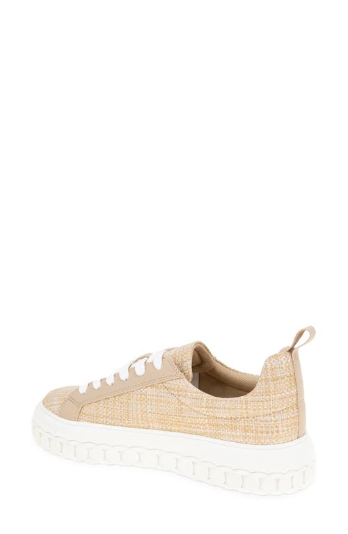Bcbgeneration Riso Platform Sneaker In Natural Raffia