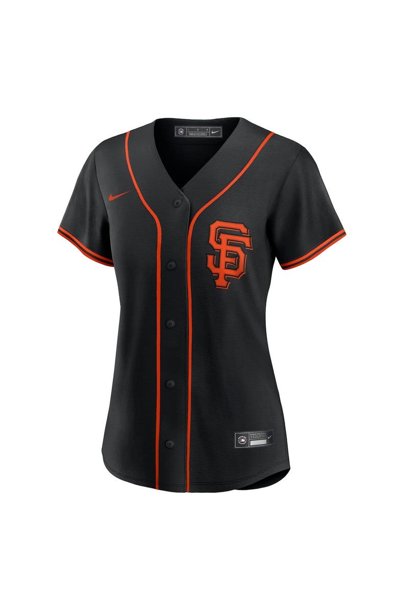 Nike Women's Nike Black San Francisco Giants Alternate Replica Team Jersey, Alternate, color, 