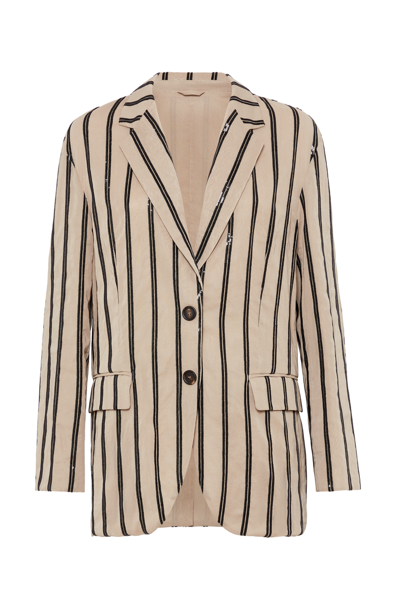 Brunello Cucinelli Dazzling Embroidery blazer, Main, color, 