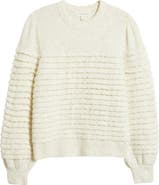 Treasure & Bond Scalloped Crewneck Sweater