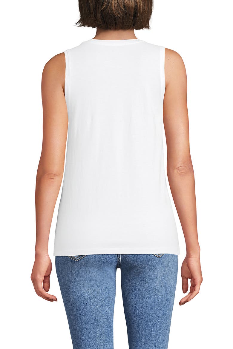 Supima Cotton Tank Top, Alternate, color, White