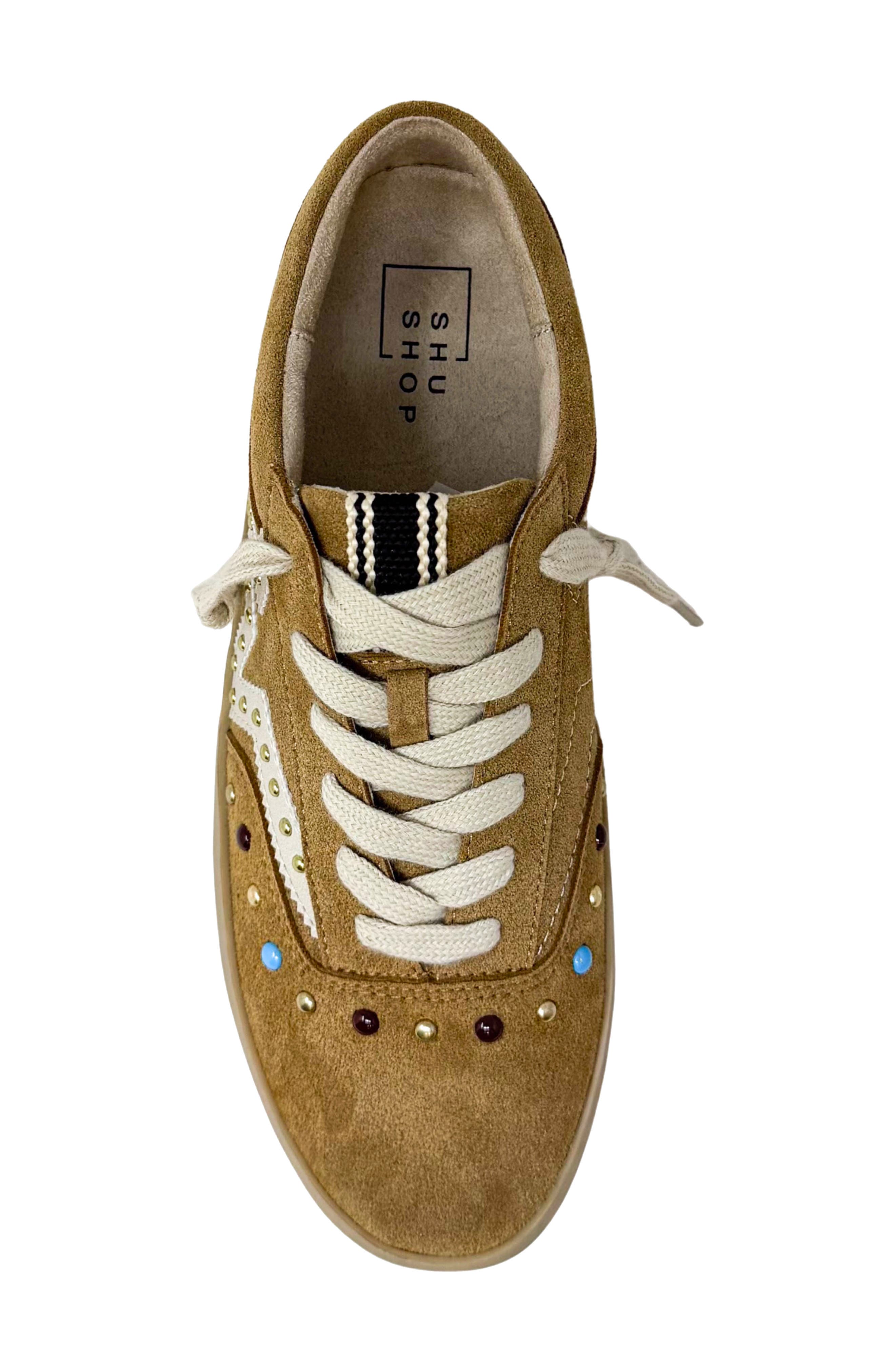Sierra Sneaker, Alternate, color, CAMEL SUEDE