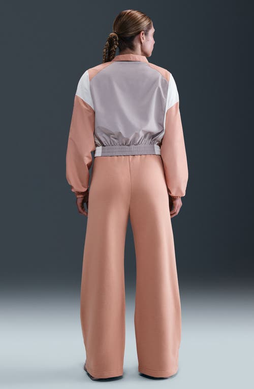 Nike Wide Leg Pants In Pink