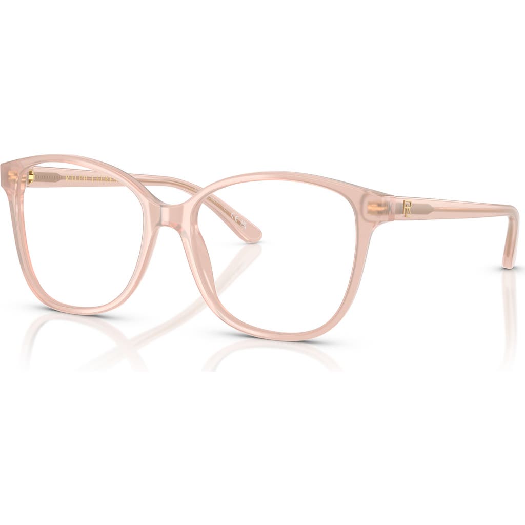 Ralph Lauren 54mm Cat Eye Optical Glasses In Pink