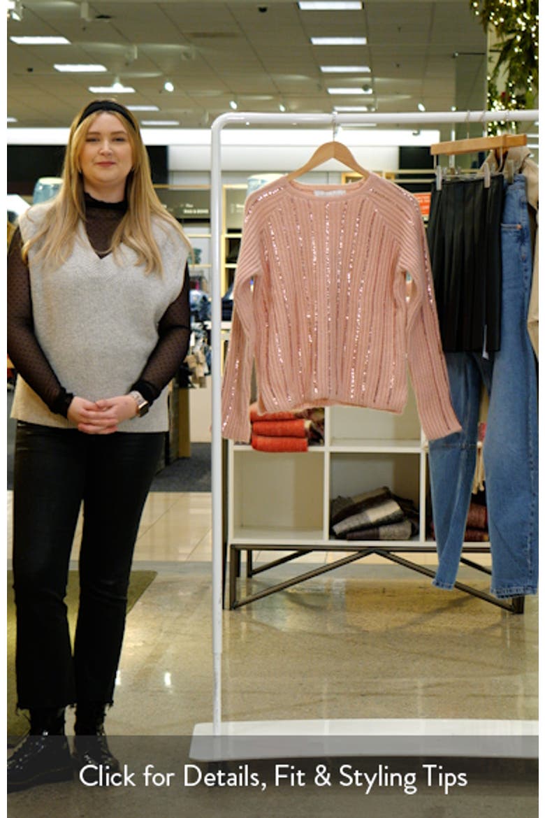 Sequin Detail Sweater video