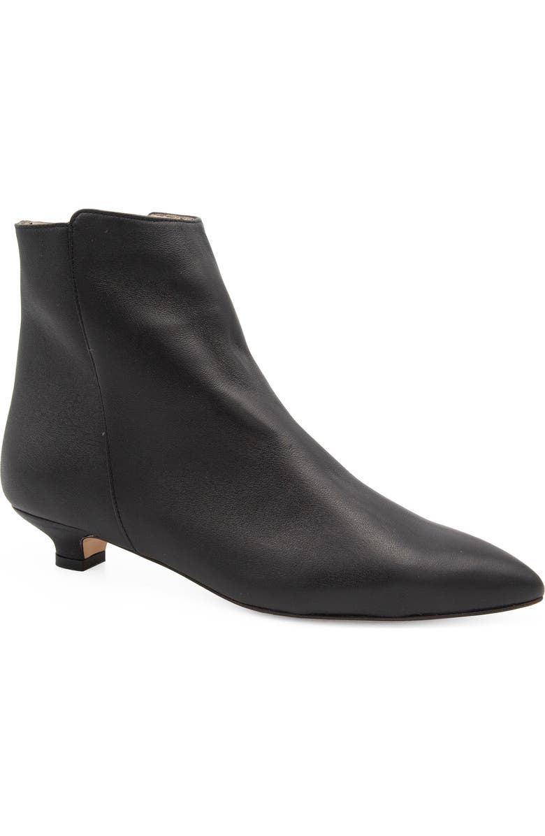 Amalfi by Rangoni Alpaca Pointed Toe Bootie, Main, color, Black Etoile