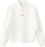 MANGO Uptown Polo Sweater