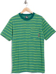 Gotcha EKG Stripe Cotton Pocket T-Shirt