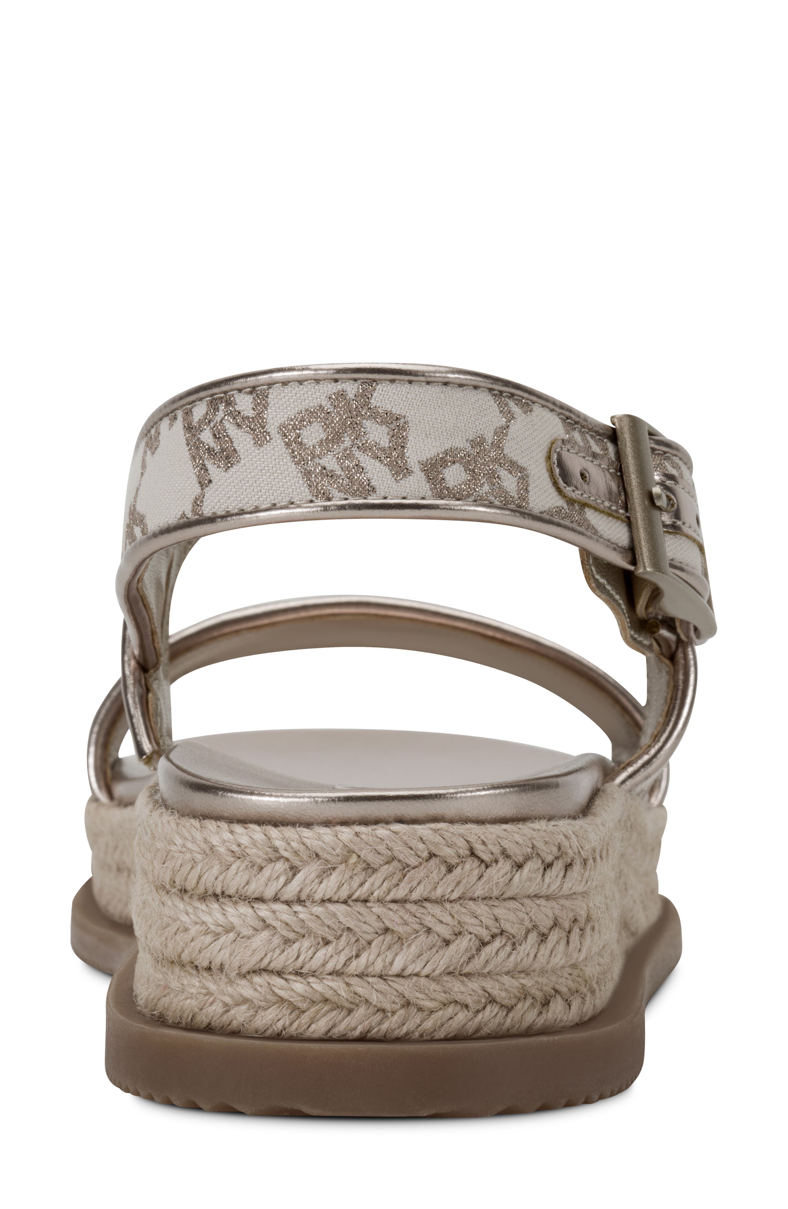 DKNY Berris Slingback Platform Espadrille, Alternate, color, Bone