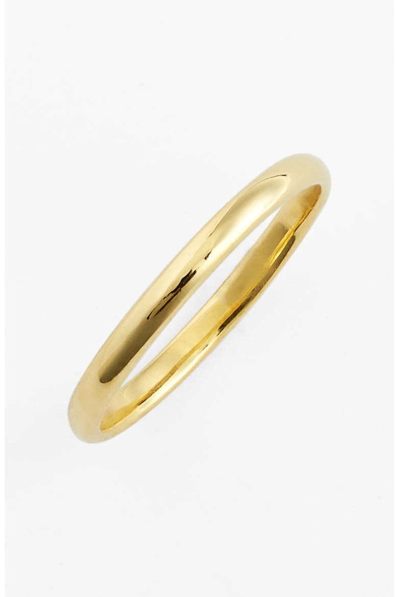 14K Gold Midi Ring (Nordstrom Exclusive), Main, color, YELLOW GOLD