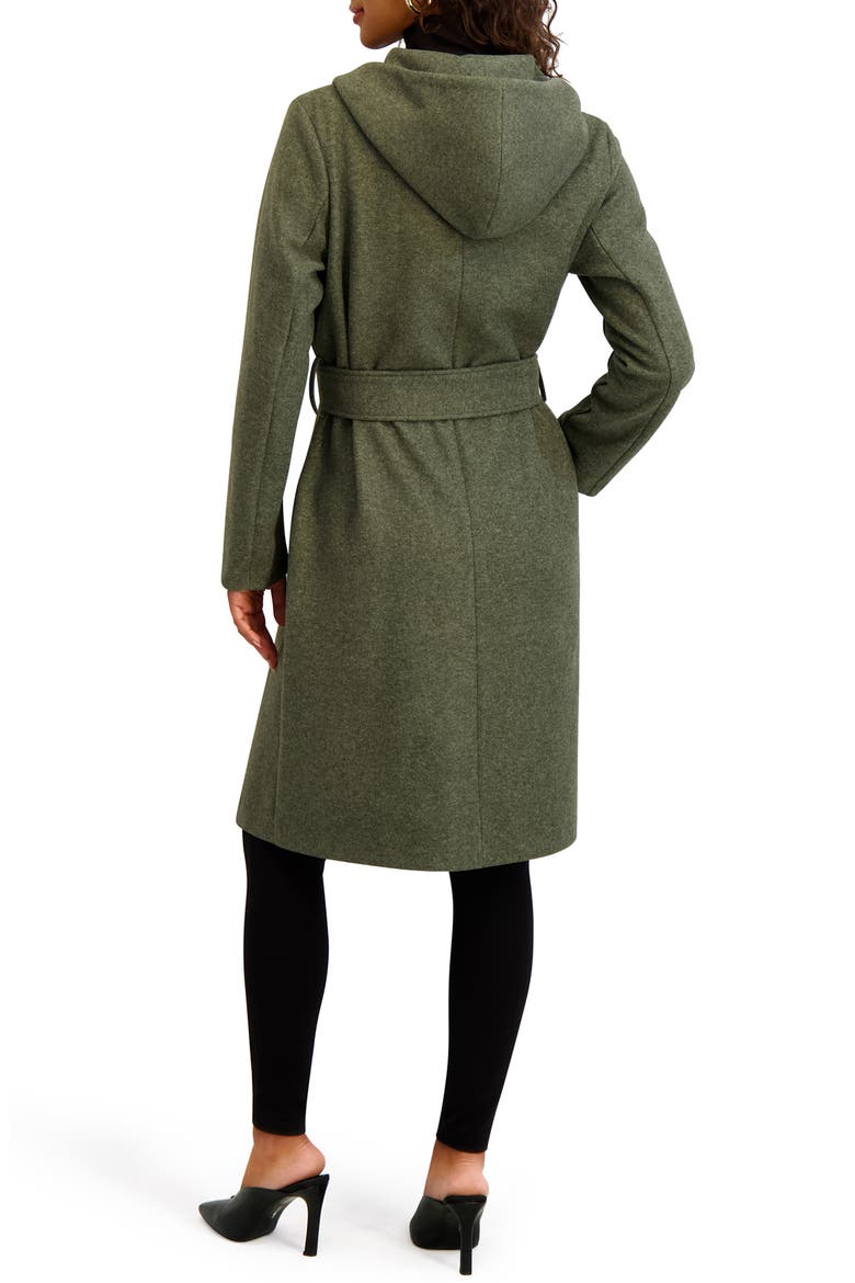 Hooded Coat, Alternate, color, OLIVE HEATHER