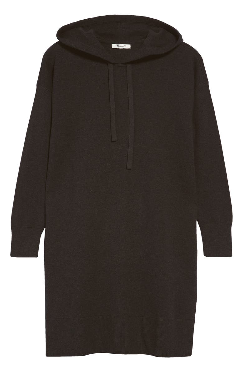 Madewell Long Sleeve Hoodie Sweater Dress, Main, color,