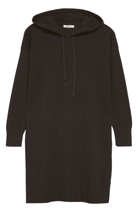 Long Sleeve Hoodie Sweater Dress