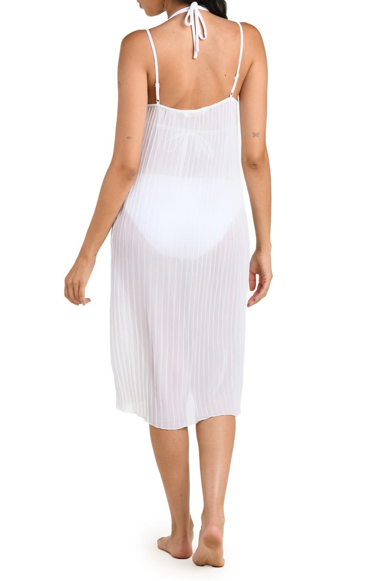 La Blanca Sunbeams Open Tie Front Cover-Up, Alternate, color, White