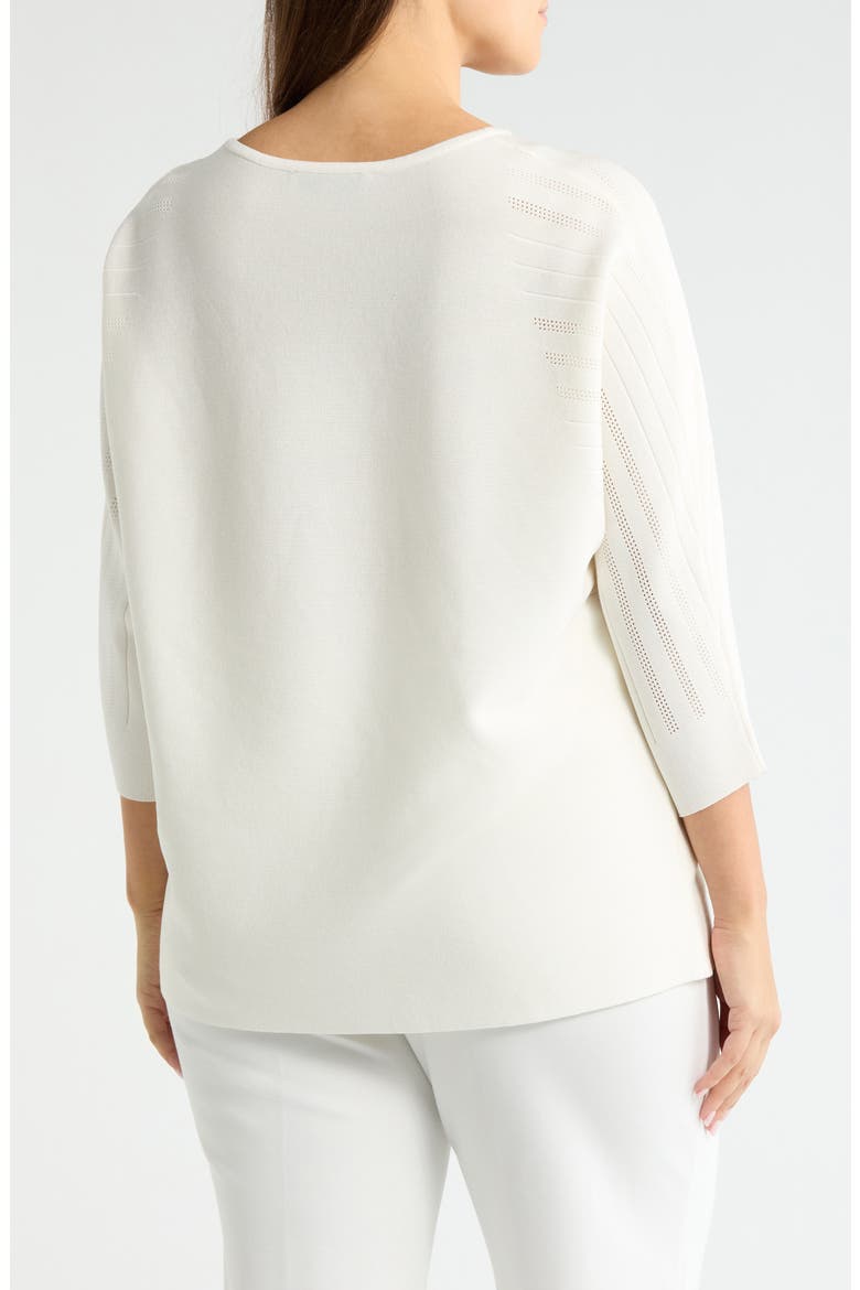 Stripe Dolman Sleeve Sweater, Alternate, color, VANILLA ICE