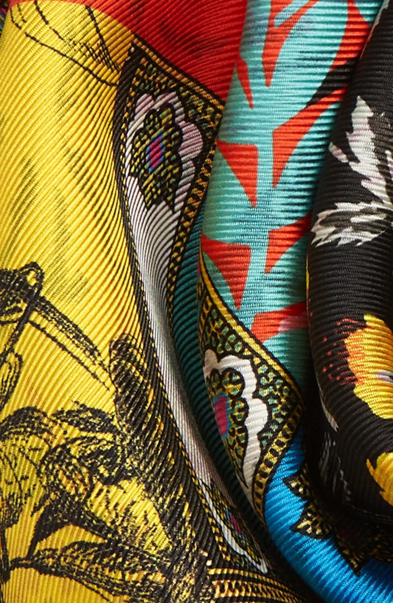 Etro Foulard Reversible Silk Square Scarf, Alternate, color, 