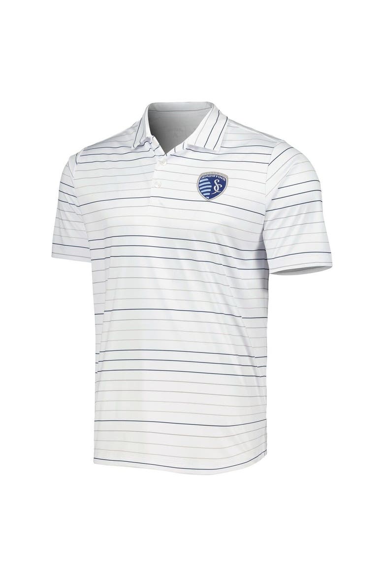 Men's Antigua  White Sporting Kansas City Ryder Polo, Alternate, color, White