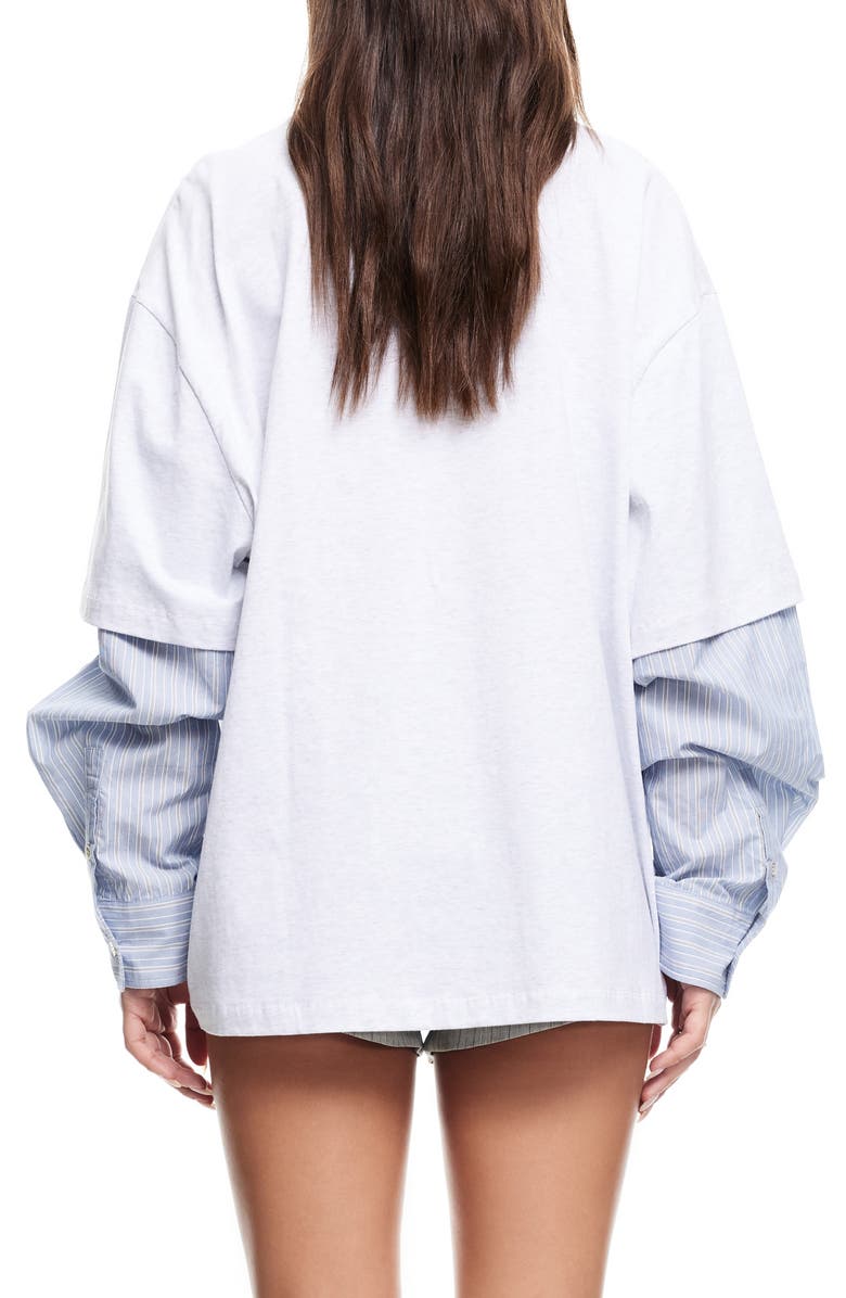 LIONESS Layered Look Oversize T-Shirt, Alternate, color, 