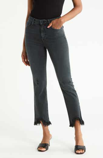 River High Waist Straight Leg Jeans
