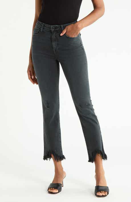 River High Waist Straight Leg Jeans