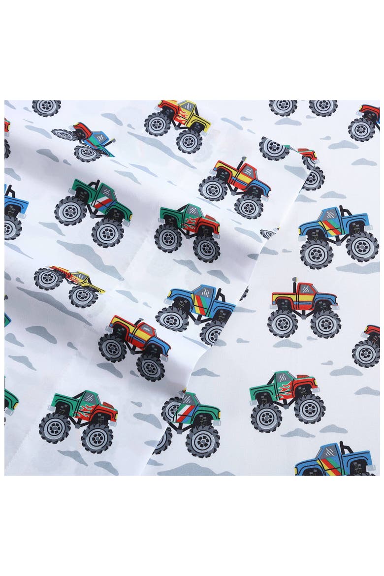 Trucks 4-Piece Sheet Set, Alternate, color, GREY MULTI