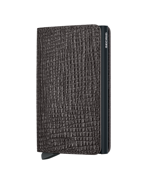 Secrid Slimwallet Palmellato In Brown