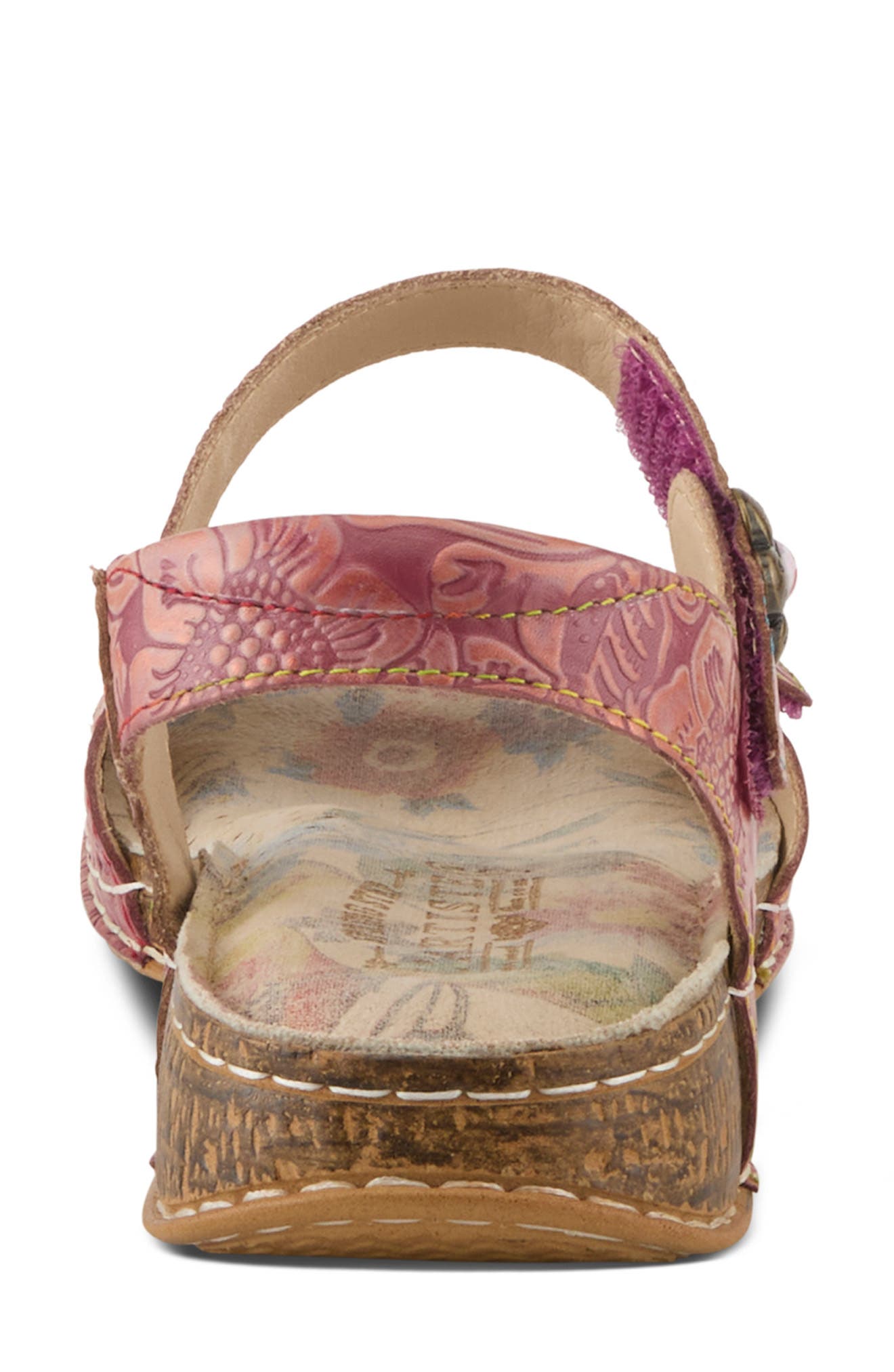 L'Artiste by Spring Step Popular Sandal, Alternate, color, Plum Multi