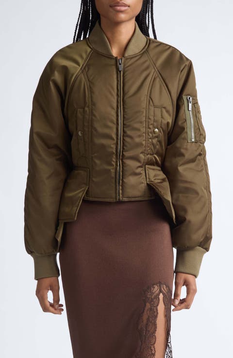 Nylon Signature Bomber Jacket