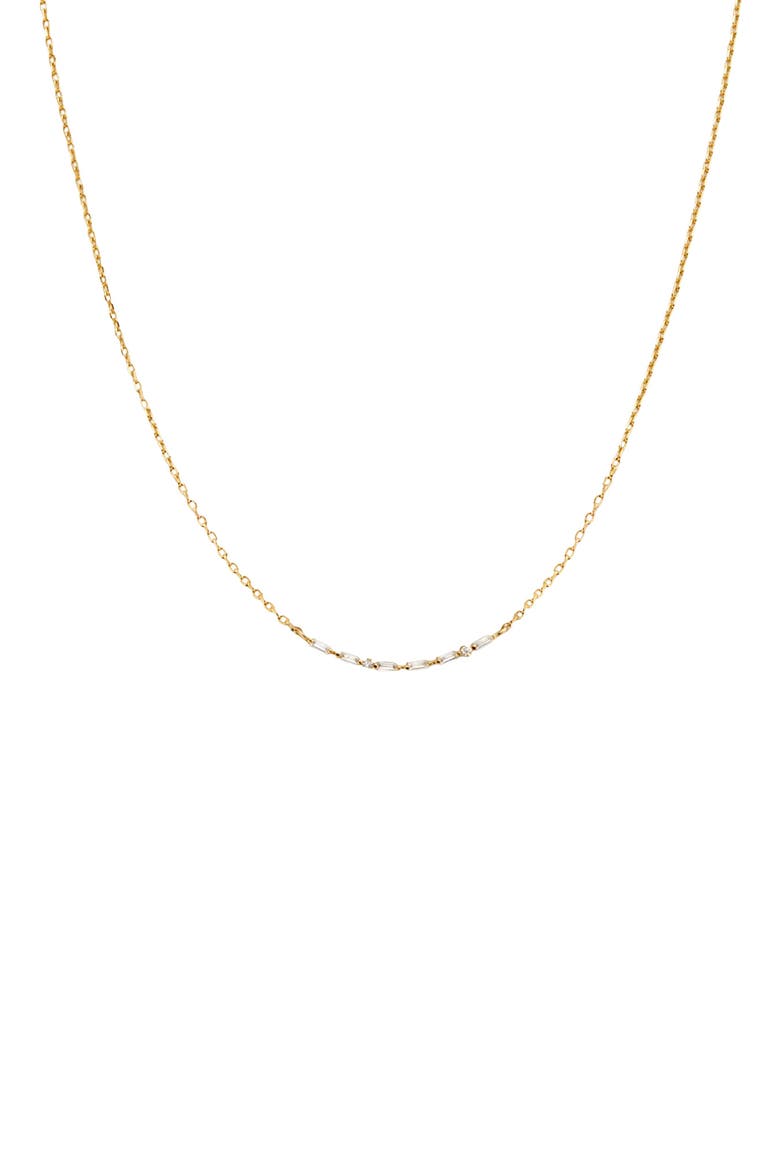 Mama Morse Code Necklace, Main, color, GOLD VERMEIL