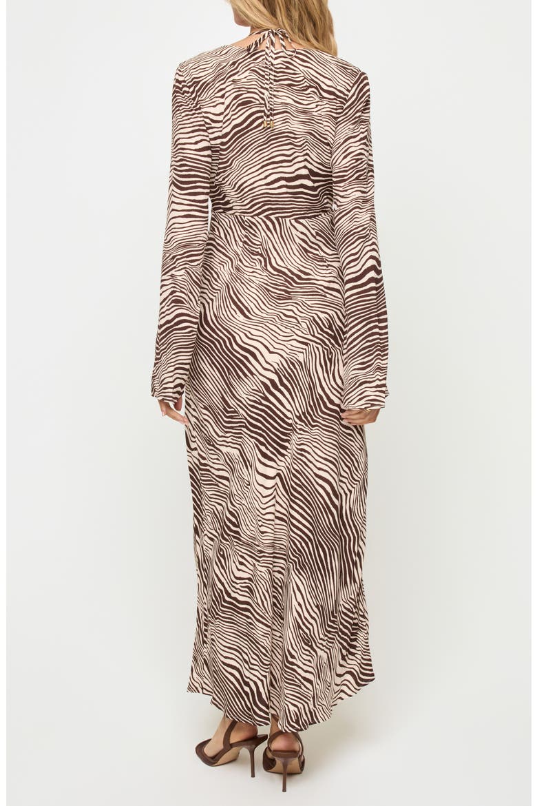 Say When Long Sleeve Cover-Up Maxi Dress, Alternate, color, YOU'RE AN ANIMAL