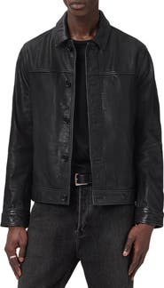 AllSaints Nates Leather Jacket