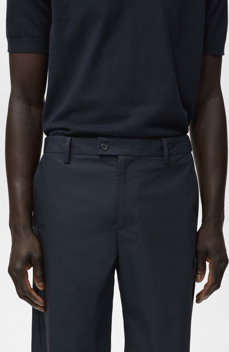 MANGO Cotton Bermuda Shorts, Alternate, color, Navy