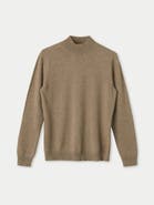 Gobi Cashmere Timeless Cashmere Mock Neck Sweater