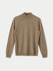Gobi Cashmere Timeless Cashmere Mock Neck Sweater