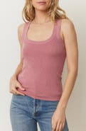 Marine Layer Lexi Sun-In Scoop Neck Rib Tank