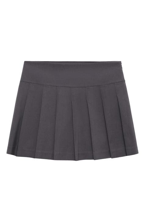 Draped Pleated Knitted Mini Skirts Women Winter Short Skirt