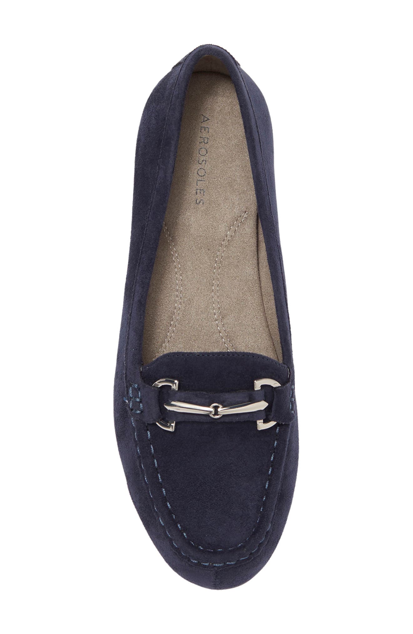 Day Drive Moc Driver - Wide Width Available, Alternate, color, NAVY FAUX SUEDE
