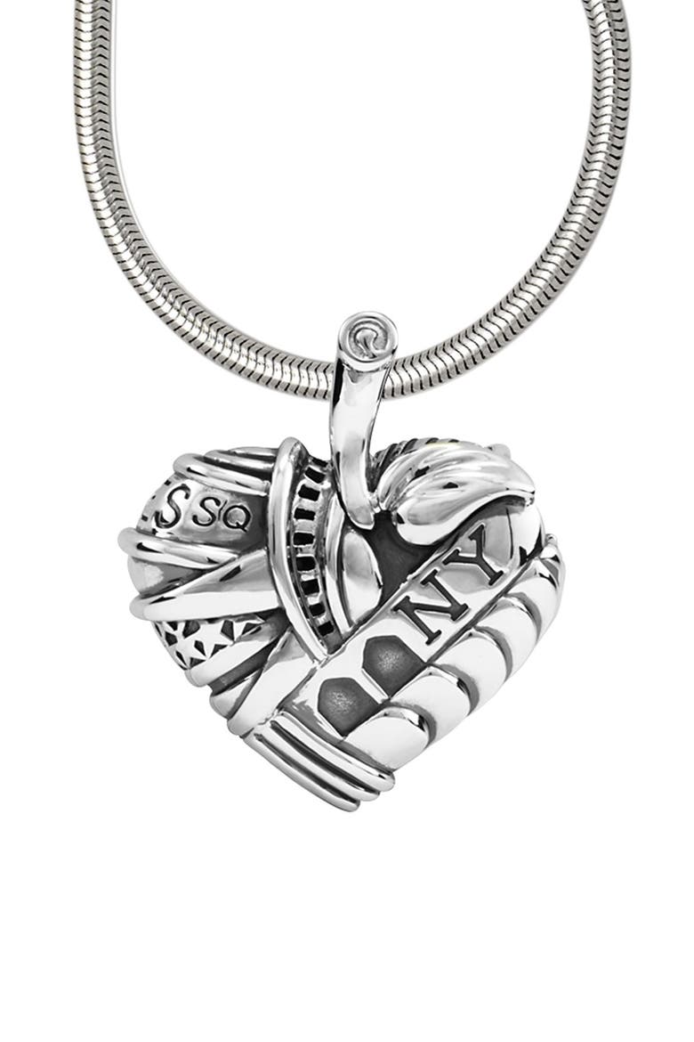 Hearts of LAGOS New York Long Pendant Necklace, Alternate, color, HEART OF NEW YORK