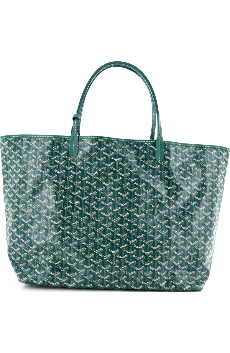Pre-Owned Goyard Saint Louis Tote Coated Canvas GM, Alternate, color, Green