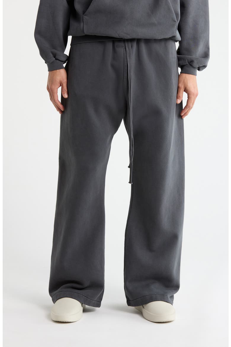 Flare Cotton Sweatpants, Main, color, IRON GREY