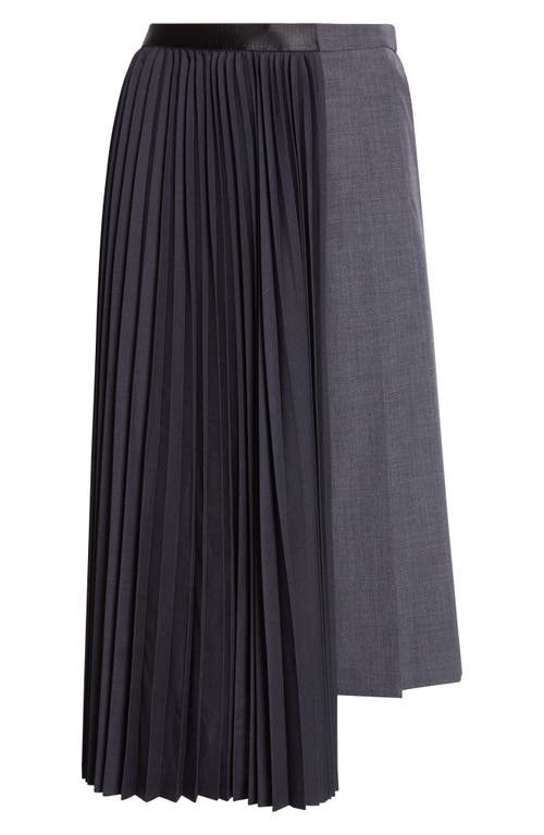 Undercover Mixed Media Skirt In Multi