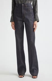 Altuzarra Mills High Waist Wide Leg Organic Cotton Jeans