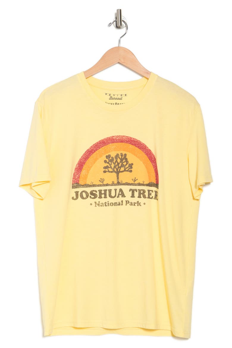 Joshua Tree Graphic Tee, Alternate, color, PALE BANANA