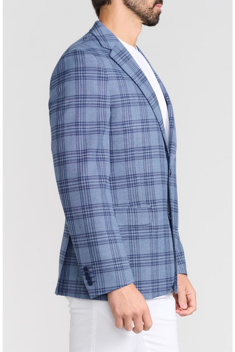 Plaid Sport Coat, Alternate, color, BLUE