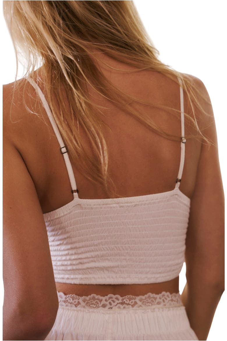 Intimately FP Amina Longline Bralette, Alternate, color, WHITE