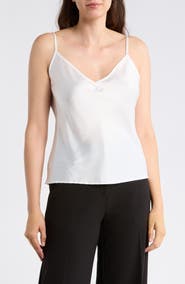 Renee C V-Neck Satin Camisole