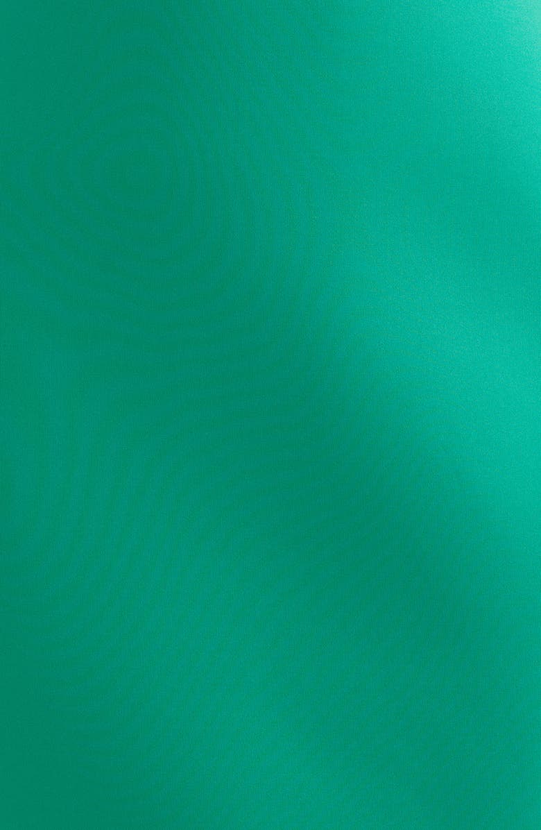 Eliza J Ruffle Sleeve Off the Shoulder Cocktail Dress, Alternate, color, Green