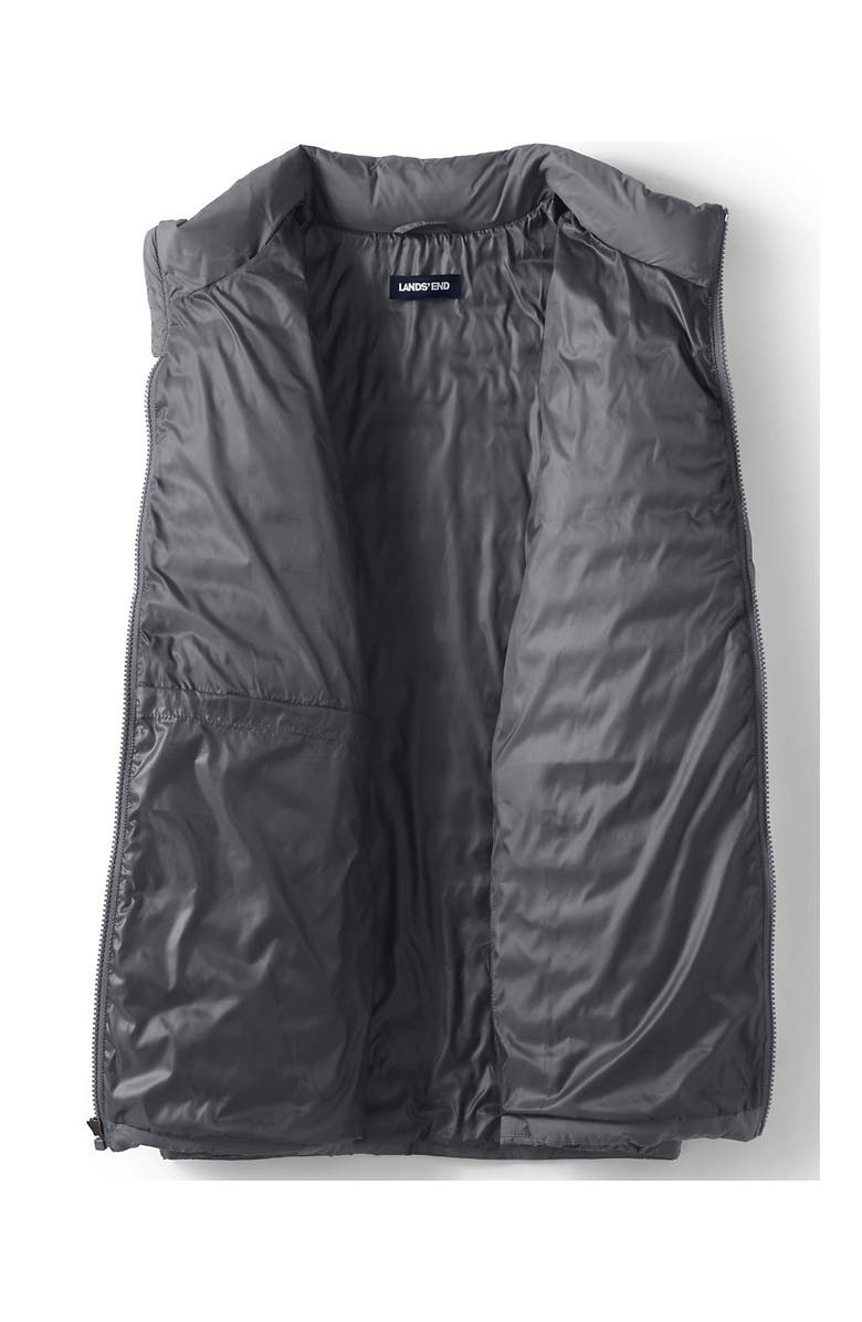 Lands' End School Uniform  ThermoPlume Jacket, Alternate, color, Arctic Gray